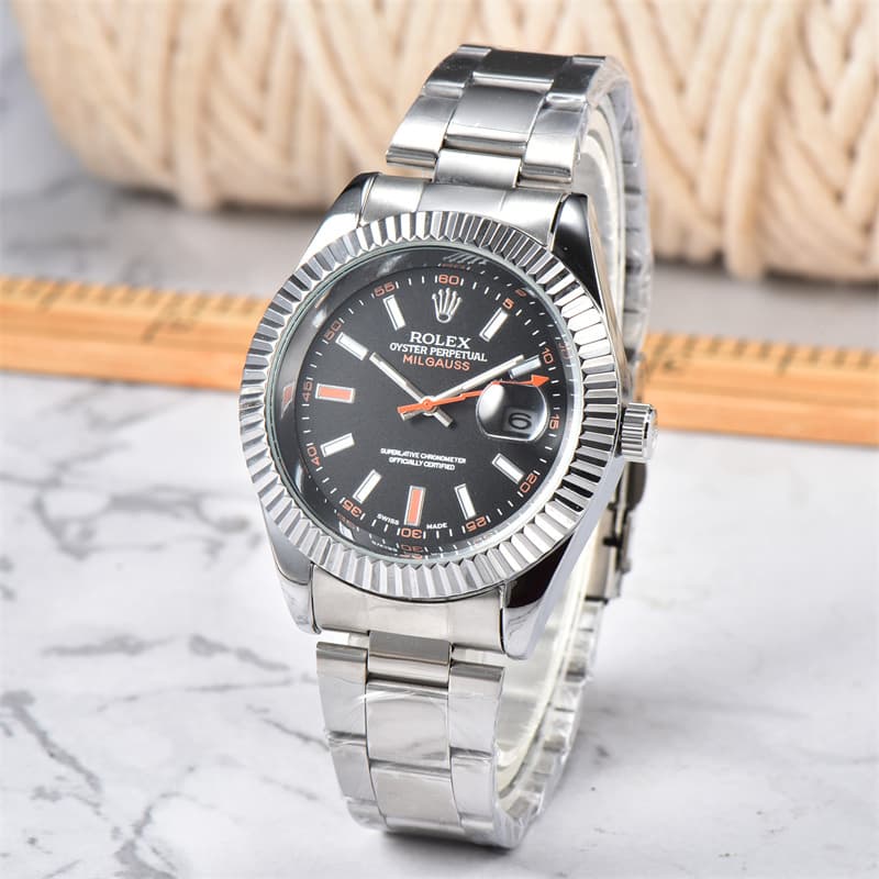 Montre à Quartz décontractée pour hommes, tendance populaire, polyvalente, étanche, calendrier, bracelet en acier
