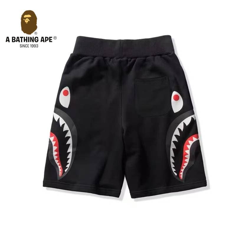 A BATHONG APE Ape Head Shark Shorts Ape Head Shorts Five Leg Casual Shorts, Made Of Pure Cotton Fabric