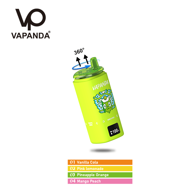 10 pièces 4in1 saveurs variables Vapanda jetable Vape Pod 120K 300K 500K pour une cigarette électronique
