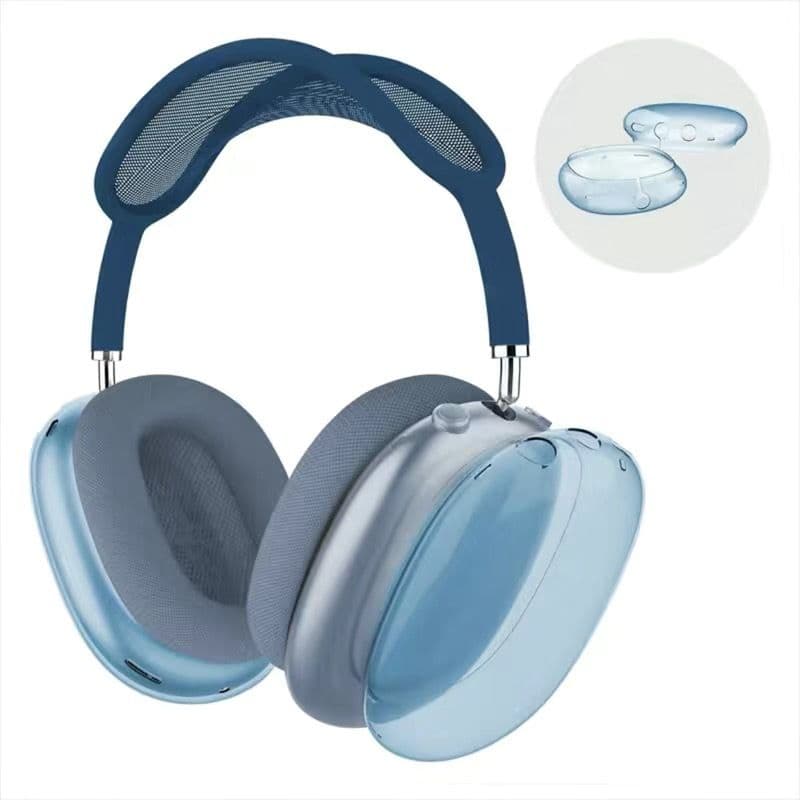 Étui de rangement protecteur intégral pour AirPods Max - Coque transparente résistante