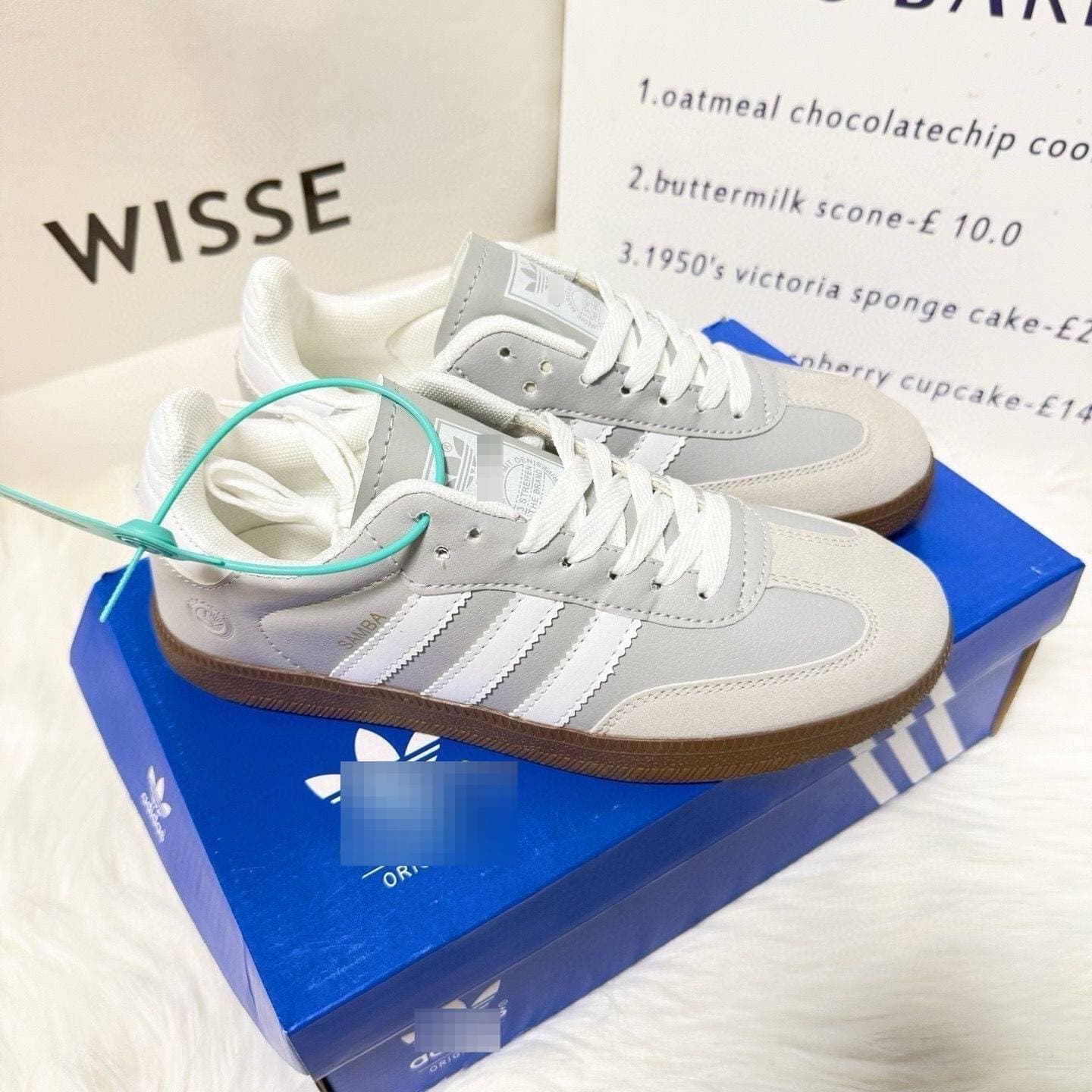 Chaussures de campus pour couples homme/femme - Baskets décontractées et polyvalentes style trèfle Samba