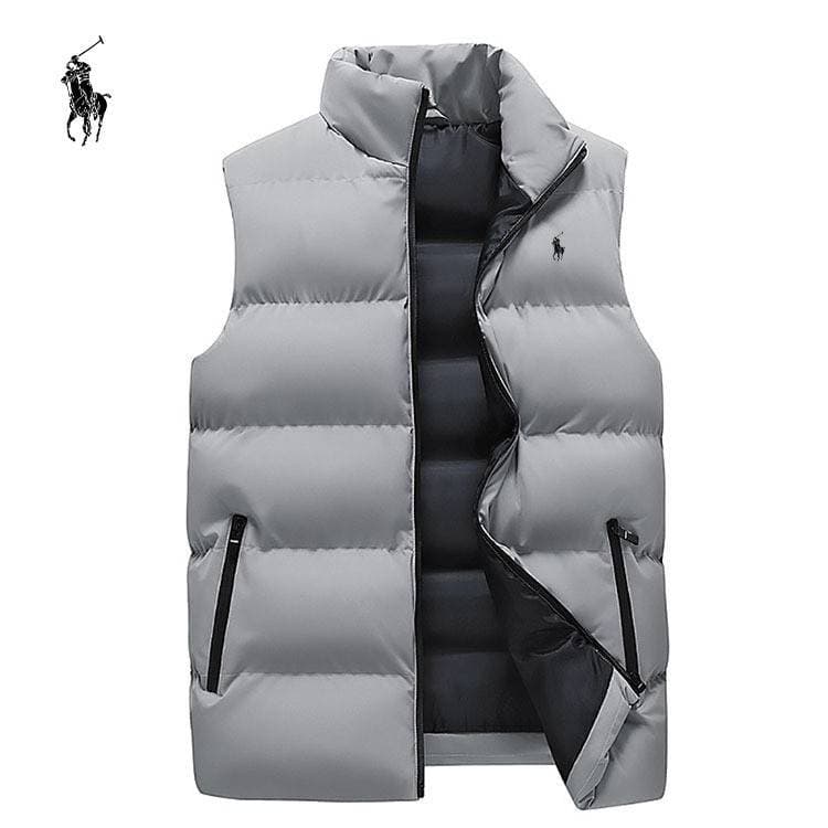 Gilet tendance pour homme, nouveau style automne/hiver, épais, chaud et coupe-vent