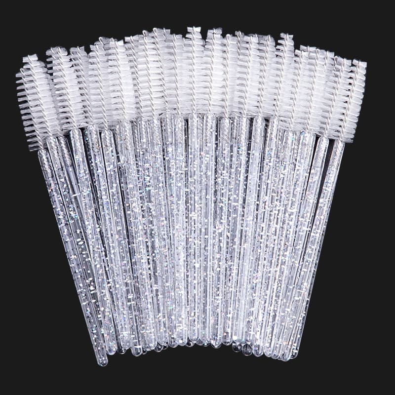 Disposable Crystal Eyelashes Brush Comb 50/300Pcs Eye Lashes Extension Mascara Wands Makeup Professional Makeup Beauty