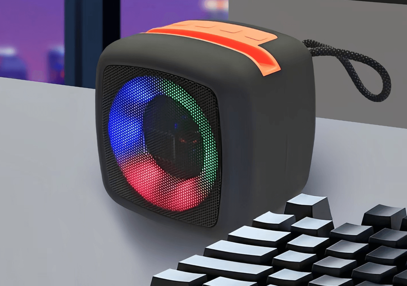 X911 Wireless Bluetooth Audio Portable Outdoor Speaker With Breathing Light Subwoofer