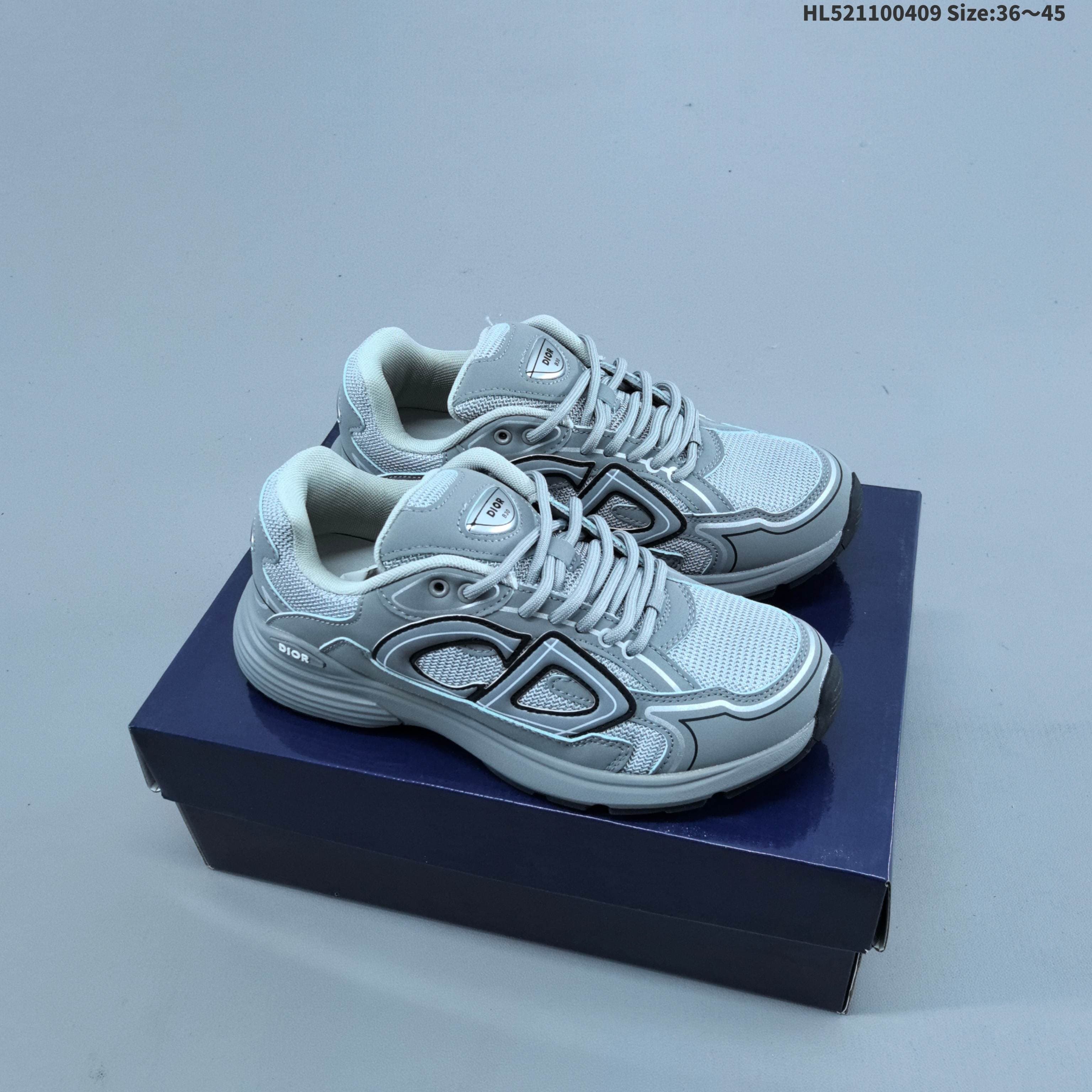 Dioor B30 Series Countdown Tech Mesh Fabric Thick Sole Up Lace Up Casual Low Cut Sports Dad Shoes!