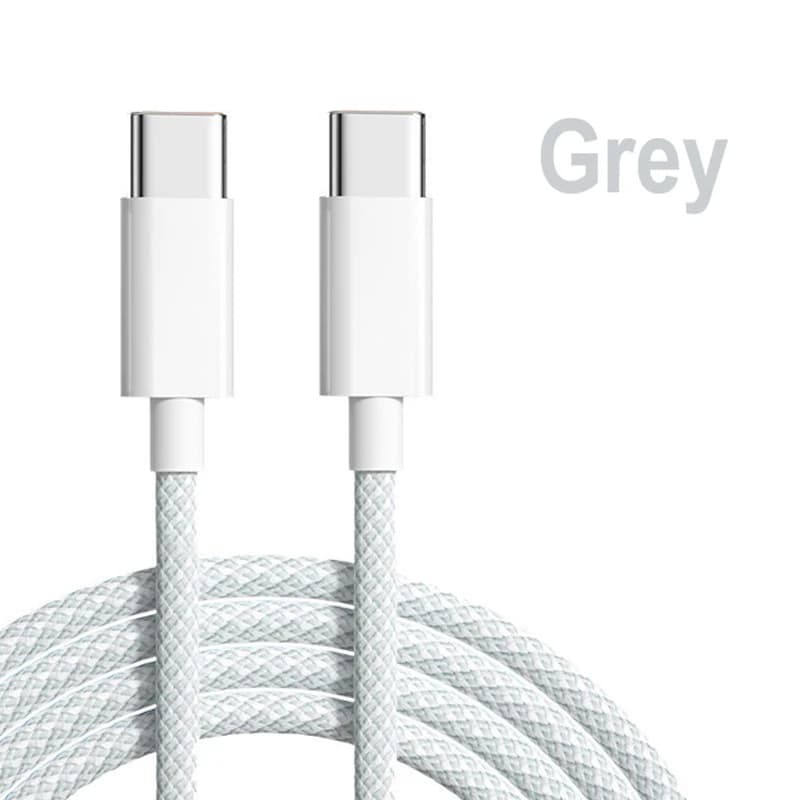 Câble de charge rapide USB-C PD 60 W d'origine pour iPhone 15 Pro Max, 15 Pro, 15 Puls, accessoires de ligne de données de charge USB-C