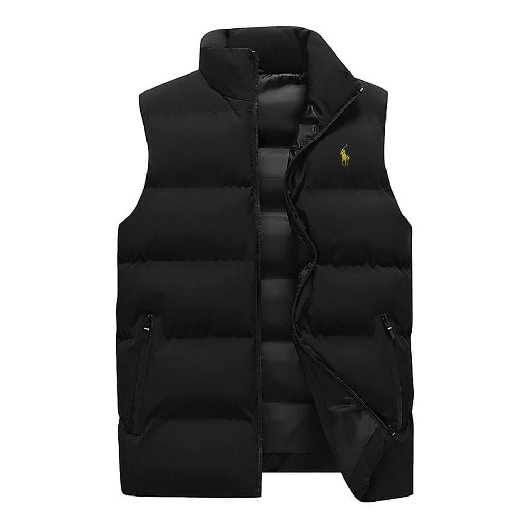 Gilet tendance pour homme, nouveau style automne/hiver, épais, chaud et coupe-vent