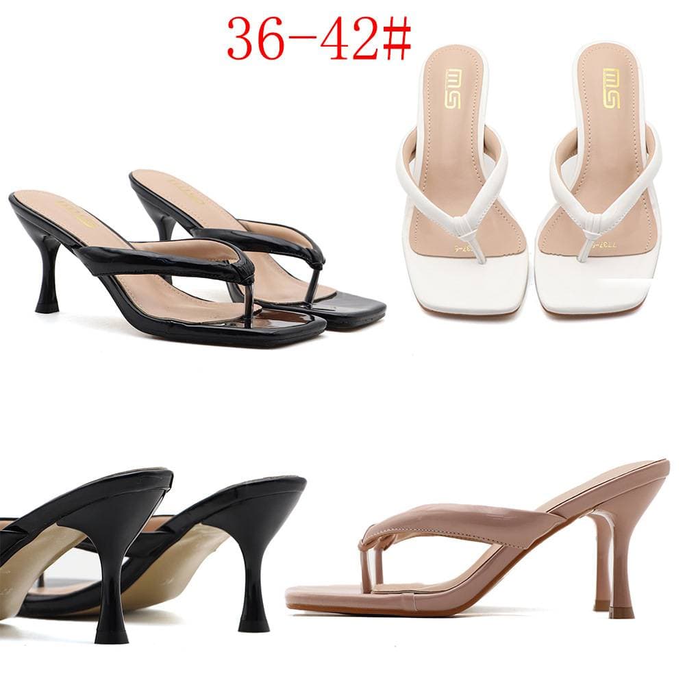 Elegant Strappy High Heel Sandals For Women - Comfortable PU Leather With Rubber Sole - Available In Black, White & Nude (Sizes 36-42)