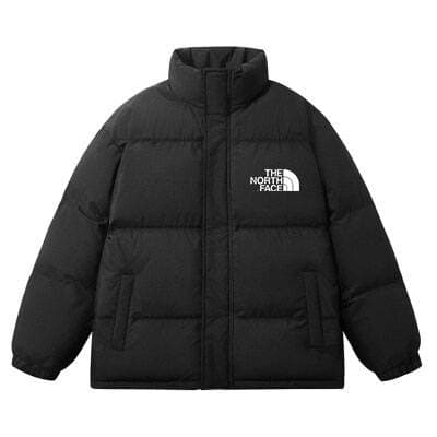 Manteau en coton simple à col montant, décontracté, tendance, marque épaisse, résistant au froid et chaud