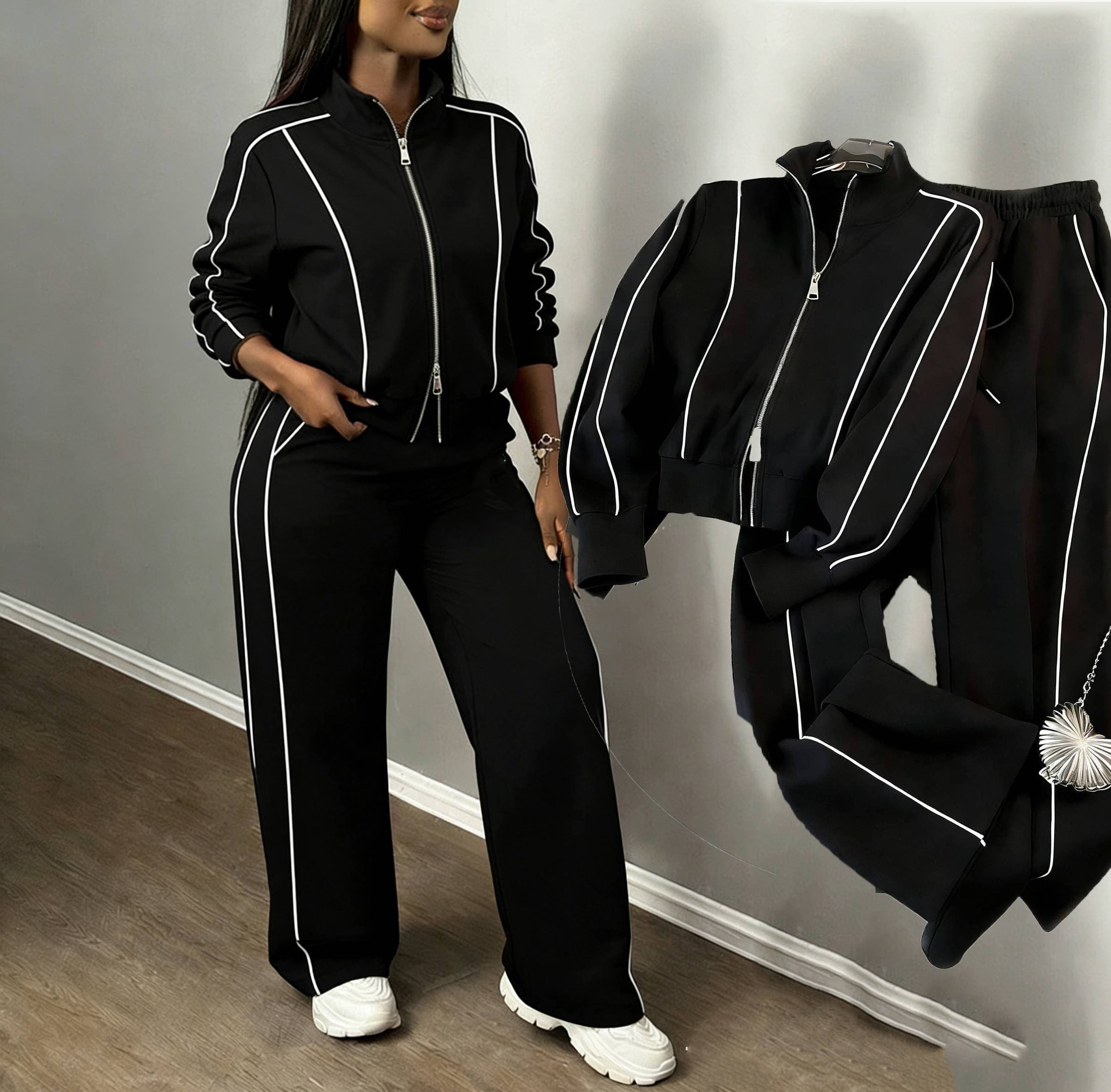 Women's Clothing 2026 Sports Casual Suits In Spring New Popular And Fashionable Stylish And Age Reducing Fashionable Sweatshirts Two Piece Suits