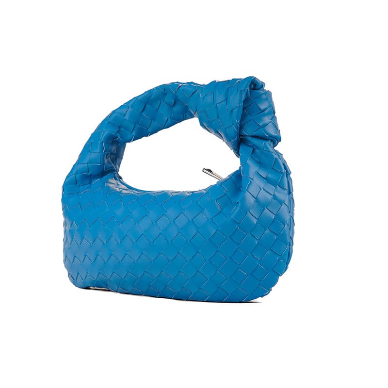 Sac à main tissé, petit pain rond en forme de nuage