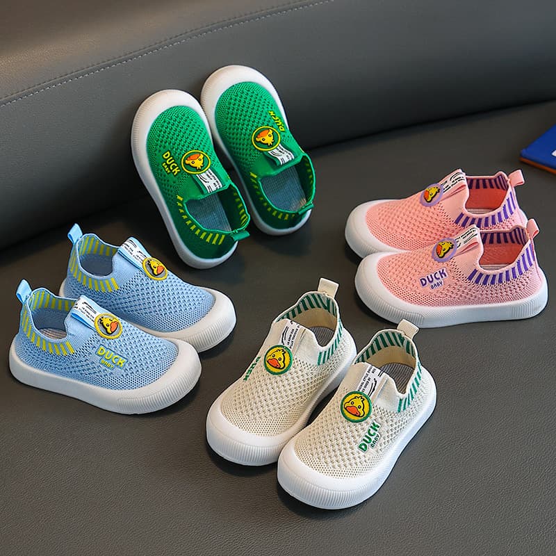 Children's Sneakers Spring And Autumn New Boys' Sports Shoes Girls' Knitted Mesh Shoes 1 6 Kindergarten Casual Shoes