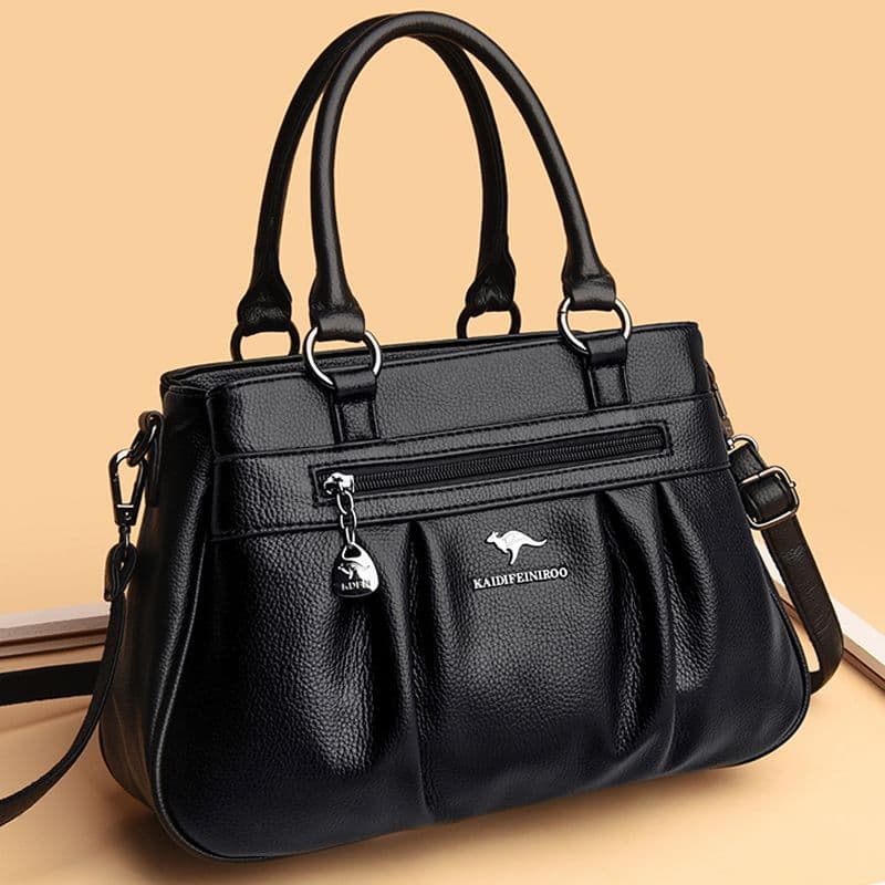 Handbags Women Bags Designer 3 Layers Leather Hand Bags Big Capacity Tote Bag For Women Vintage Top-handle Shoulder Bags