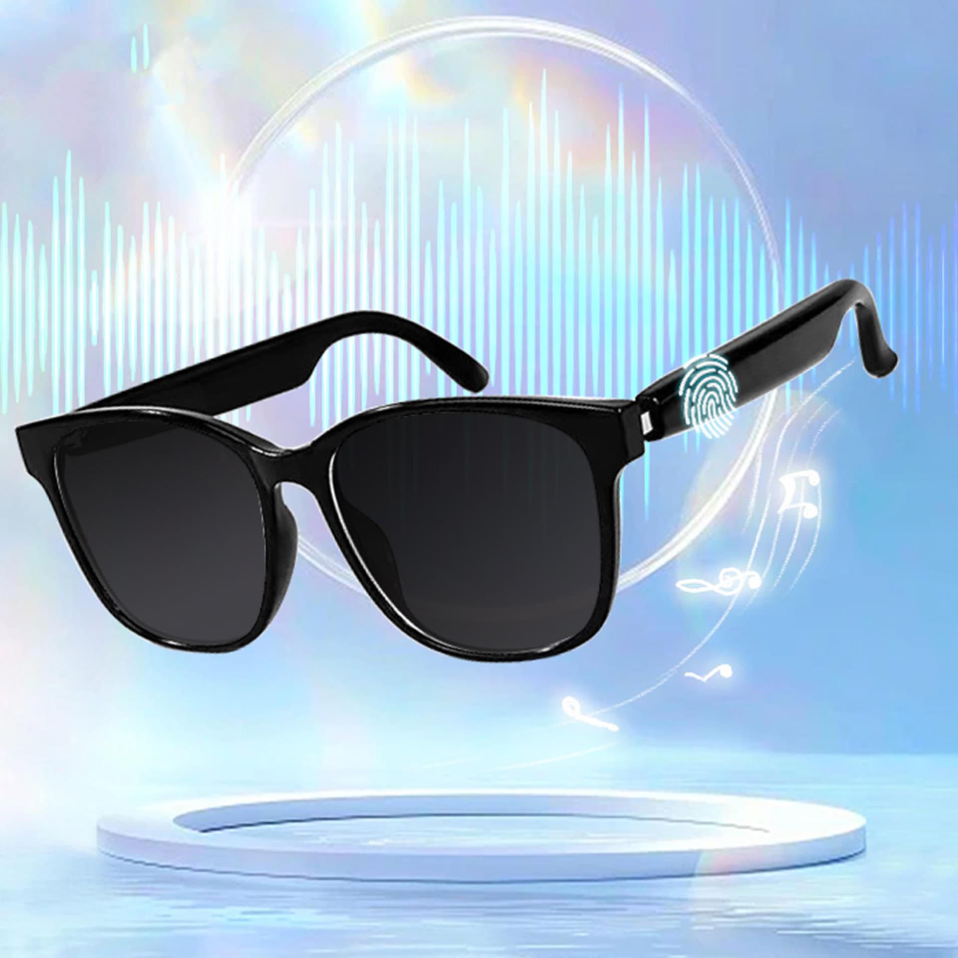Smart Bluetooth Glasses GS03 With UV Protection & Polarized Lenses – Hands-Free Music, Calls & Sun Protection For Cycling & Driving​