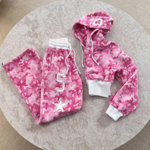 Women's Clothing Y2k Hip Hop Short Cardigan Hoodie Sweatshirt Street INS Hot Girl Loose Long Sweatpants Suit