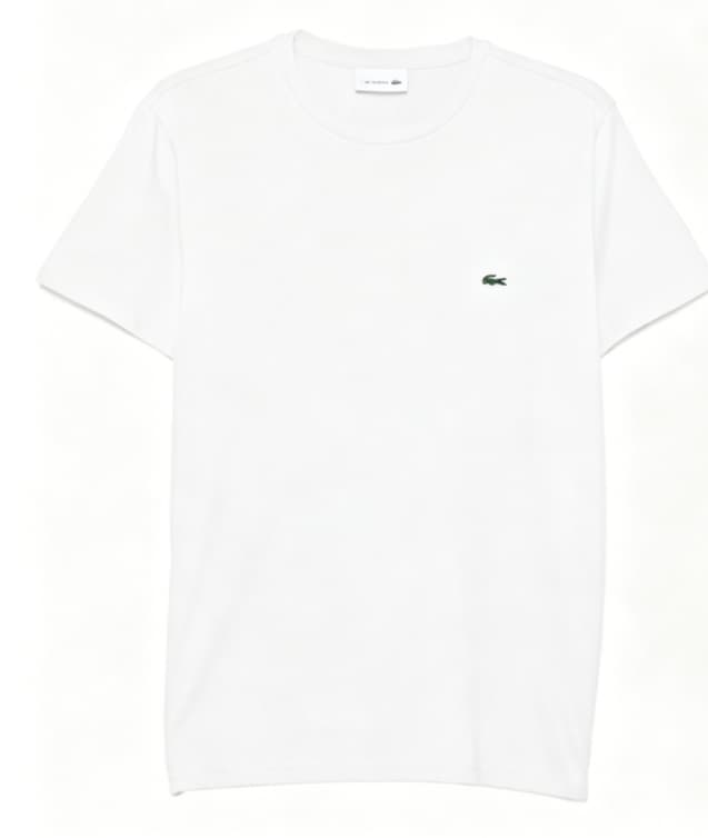 T-shirt uni à logo brodé minimaliste, nouveau modèle d'été en pur coton respirant à manches courtes