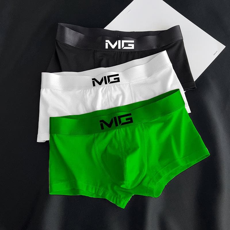 Teenagers Men's Underwear Cotton Boxer Briefs Boys Sports Breathable Trendy Boxer Shorts Head
