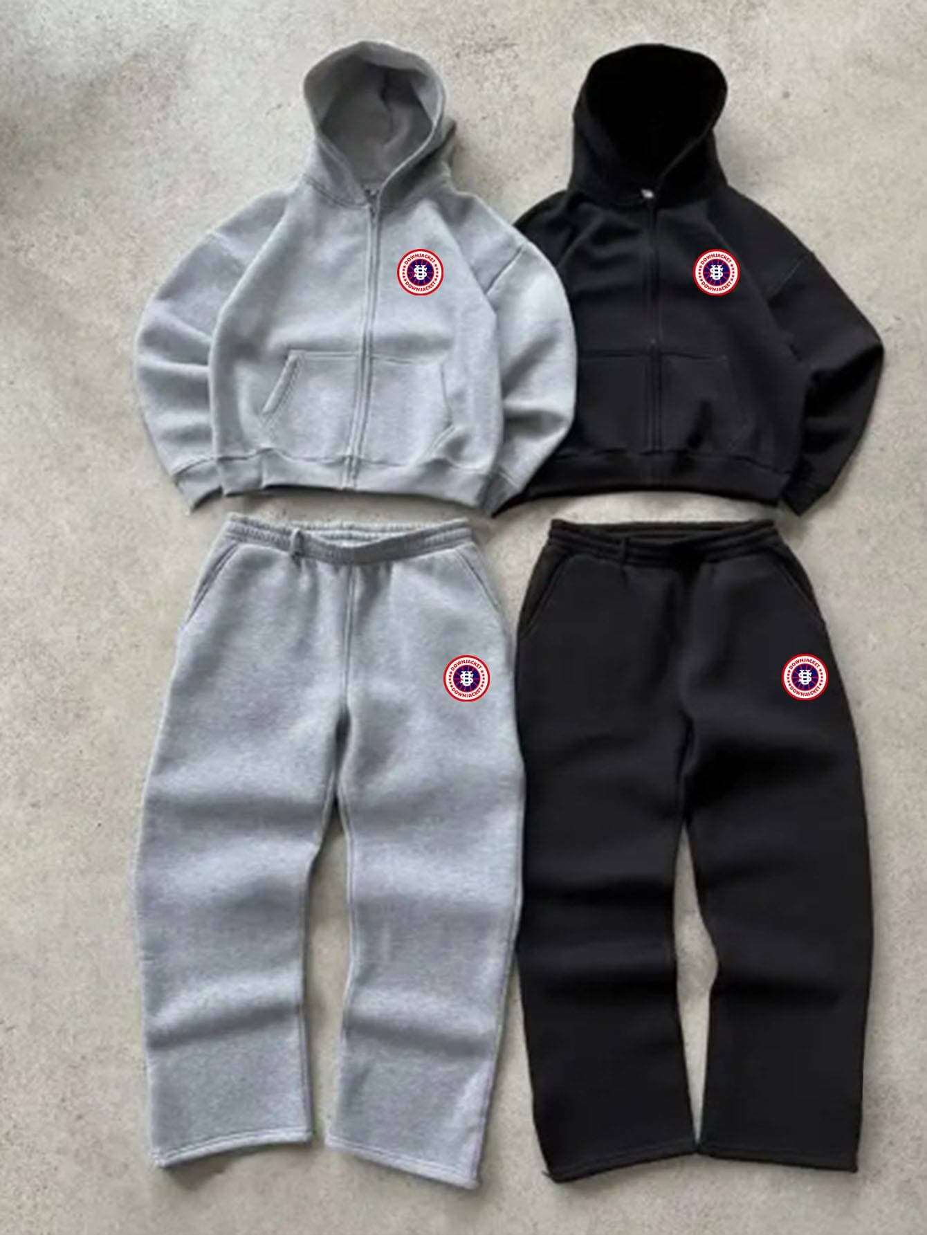 Men's Clothing Autumn And Winter Outer Stitching Letter Embroidery Men And Women Street Hip Hop Trendy Brand Hooded Men And Women Pullover Sweatshirt