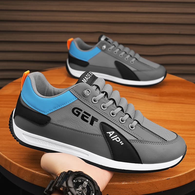 2025 Autumn New Anti Slip Wear Resistant Sports Men's Casual And Versatile Lightweight One Step Labor Protection Shoes