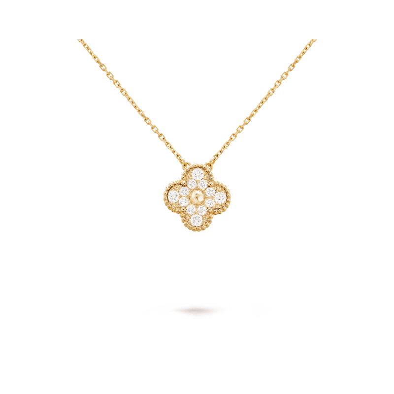 Collier cornaline Alhambra, pendentif de luxe, haut de gamme, chaîne à os, cadeau d'anniversaire de vacances, nouvelle collection