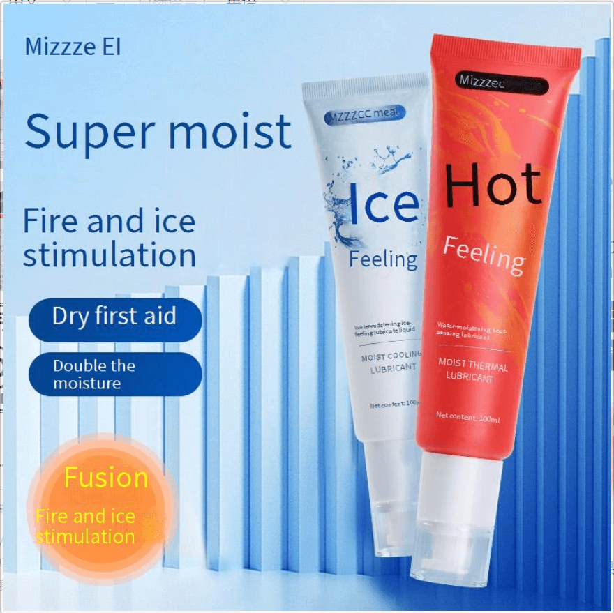 Sex Products MizzZee Moisturizing Ice/Hot Lubricant 100ML Sex Toys Double Moisturizing Dryness Relief
