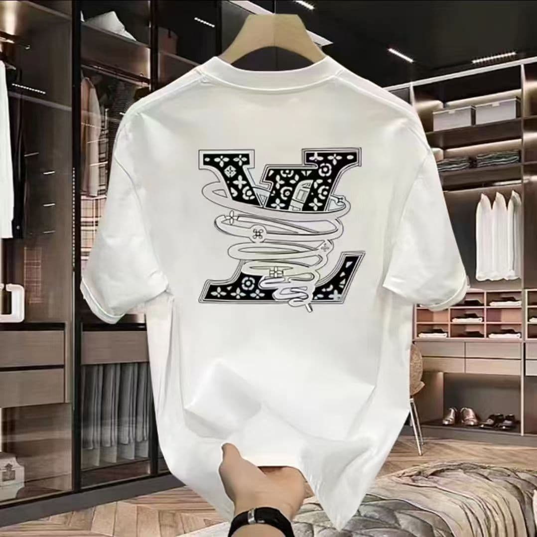 T-shirt décontracté personnalisé pour homme, manches courtes, élastique et respirant, de haute qualité, tendance