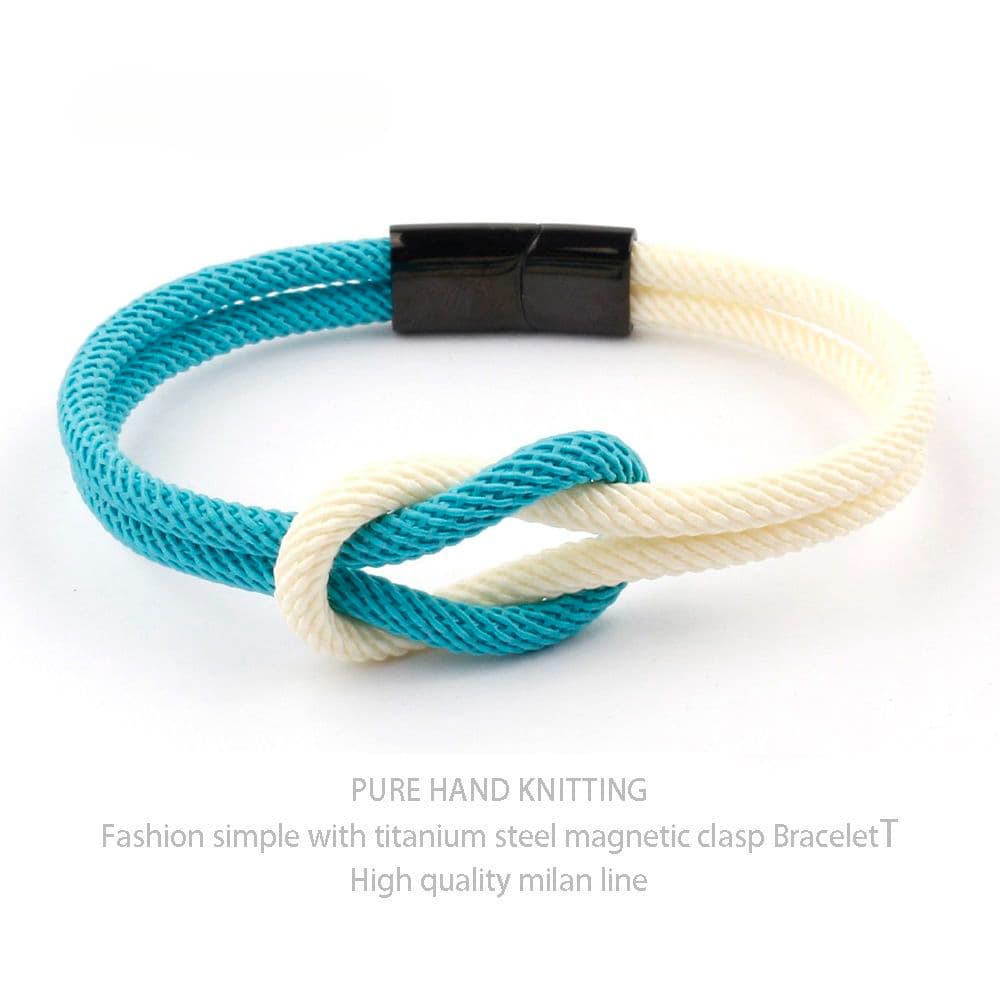 Couple Bracelet Men's Magnetic Clasp Non-Fading Titanium Steel Ins American Style Niche Wrist Accessories