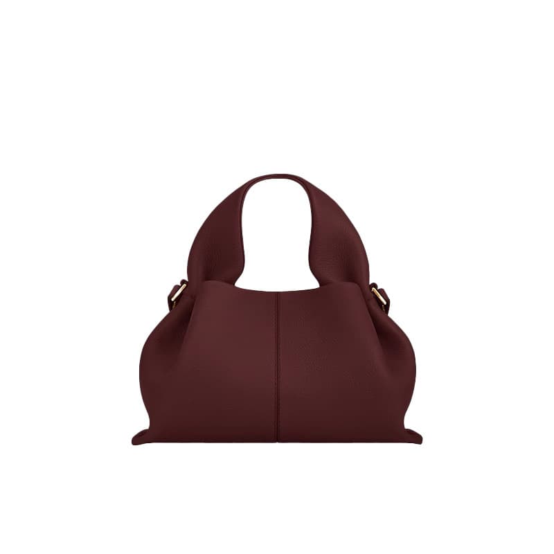 Sac Polène Cloud, un sac à main de niche en forme de ravioli, nouveau sac à main/bandoulière haut de gamme français pour femmes, collection 2025