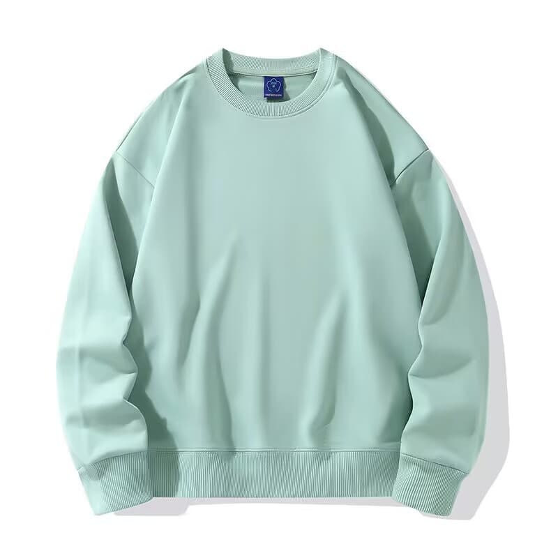 2023 New Round Neck Men's Sweatshirt Spring And Autumn Long Sleeve T-Shirt Loose Base Shirt Casual Top Jacket