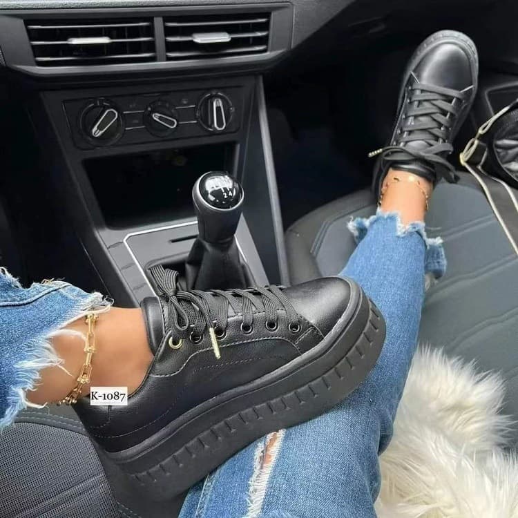 Chaussures de commerce extérieur européennes et américaines, nouvelles chaussures simples à semelle épaisse, grande taille, à lacets, blanches,