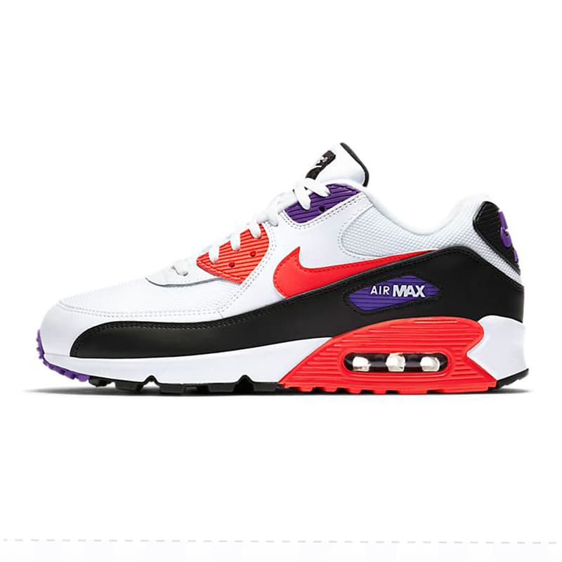 Chaussures de running légères et confortables pour hommes et femmes, rehaussées par un coussin d'air Nike AIRMAX90 rétro, un modèle très popula