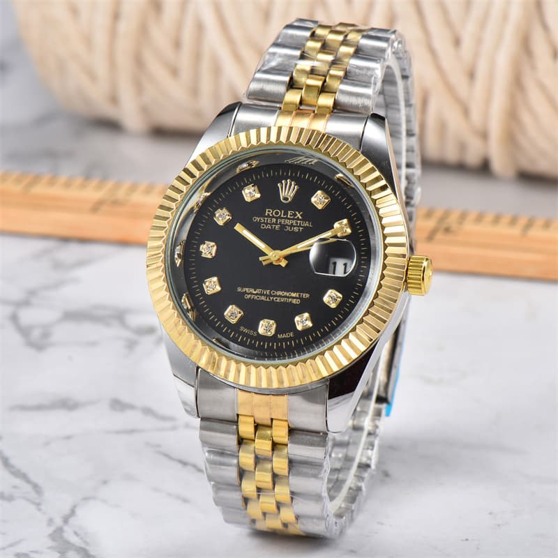 Montre à Quartz de luxe pour hommes, nouvelle marque populaire, étanche, calendrier, bracelet en acier