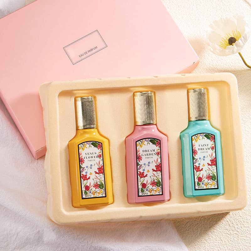 HNVN 25ML New Perfume Luxury Gift Floral Long Lasting Original Perfume Wholesale Mini 3pcs Women's Perfume Set