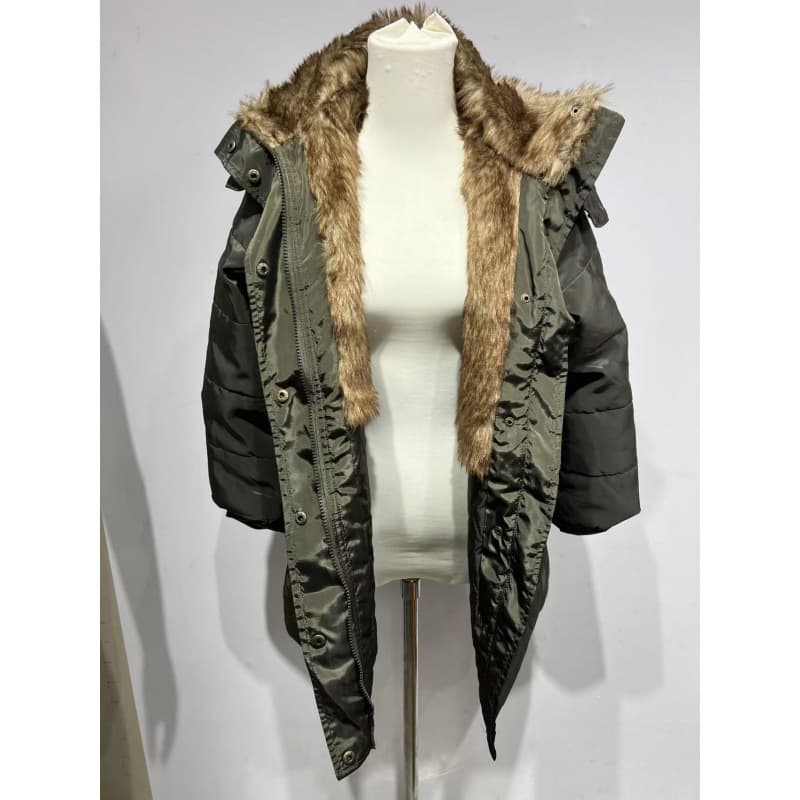 Vêtements pour femmes nouveau manteau d'hiver chaud en coton avec col en fourrure pour femme manteau en coton slim à manches longues avec fermeture