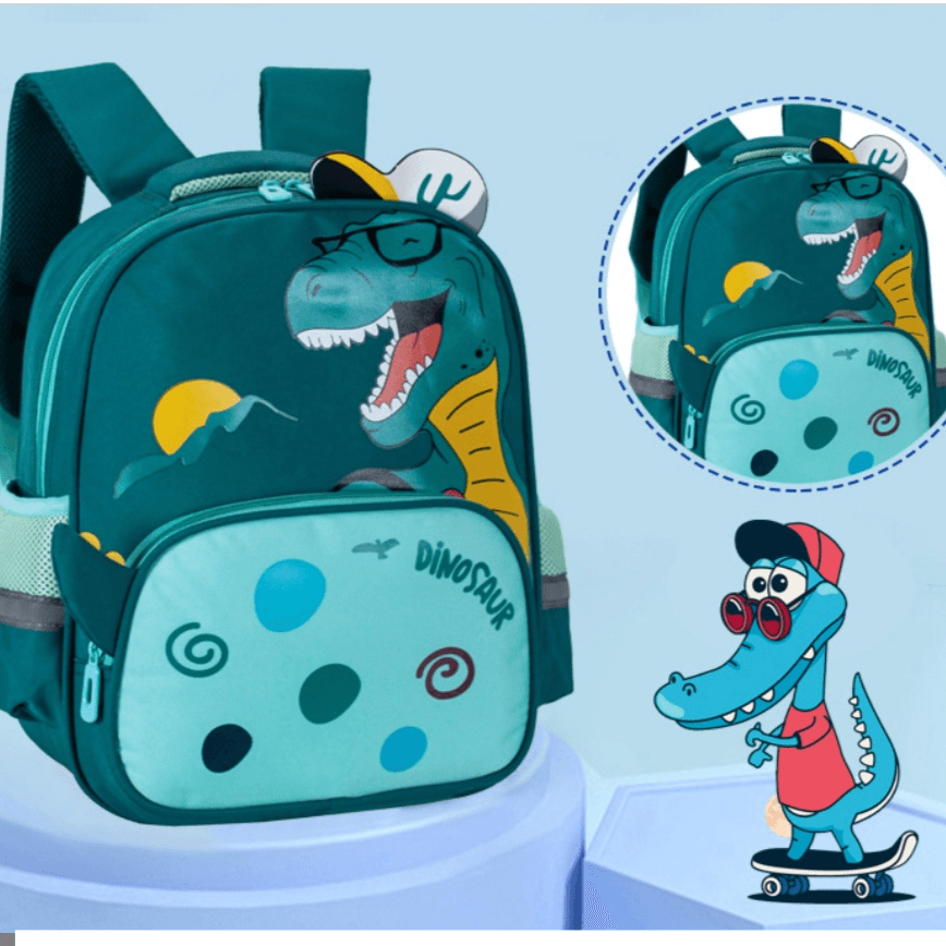 Kindergarten senior class dinosaur schoolbag childlike cute boy girl backpack printed letter children backpack 0617