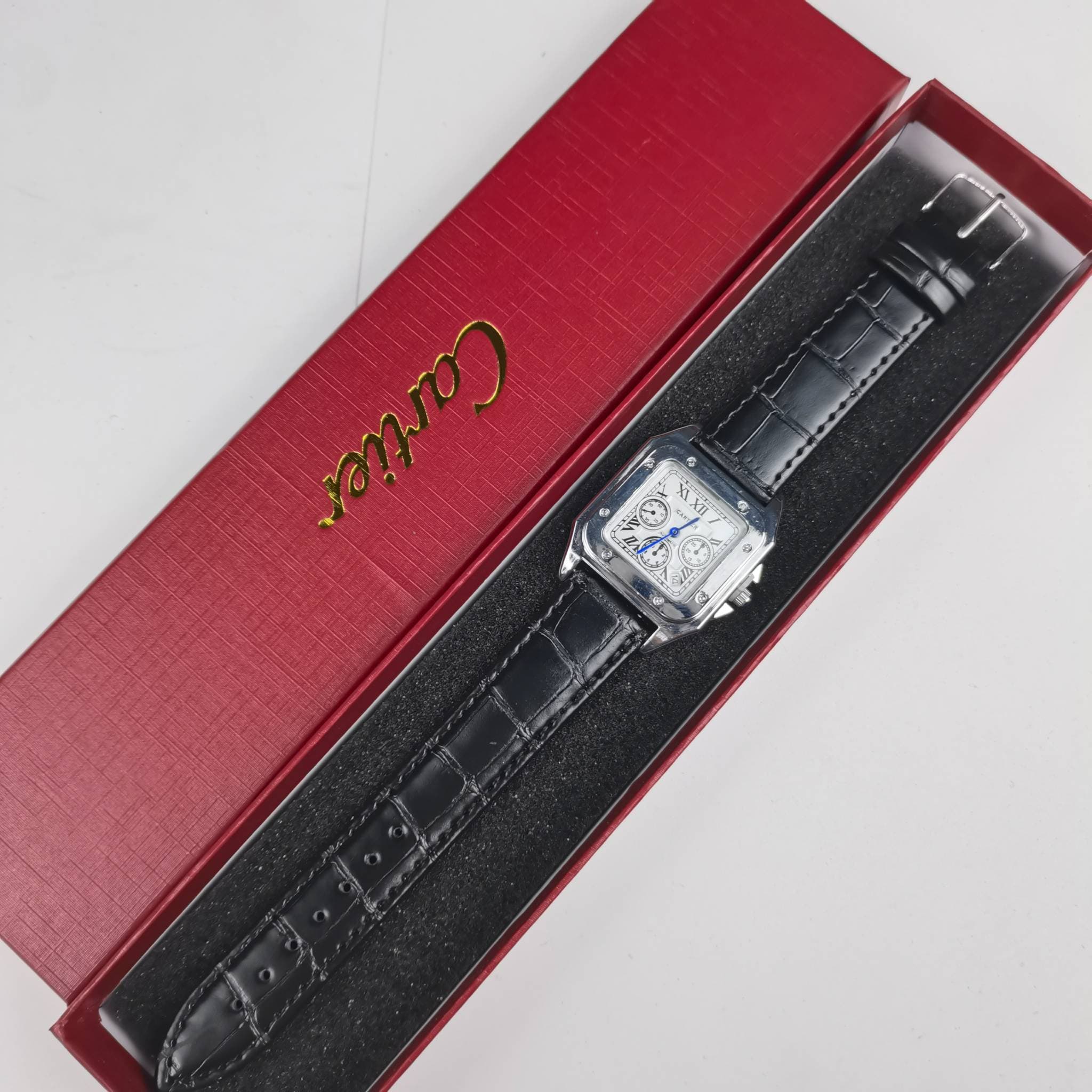 Montre à quartz tendance pour femme, cadran résistant, ceinture, décontractée, élégante et discrète