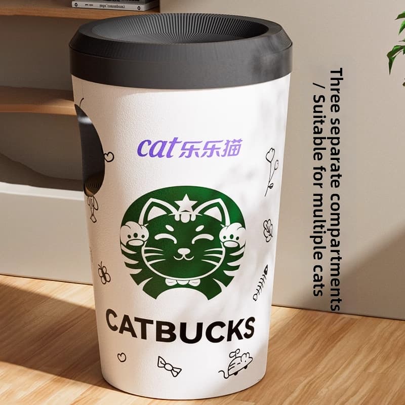 Super Large Double Layer Cat Scratching Board And Bed Integrated Durable Lint Free Corrugated Cardboard Cat Board Cardboard Box House