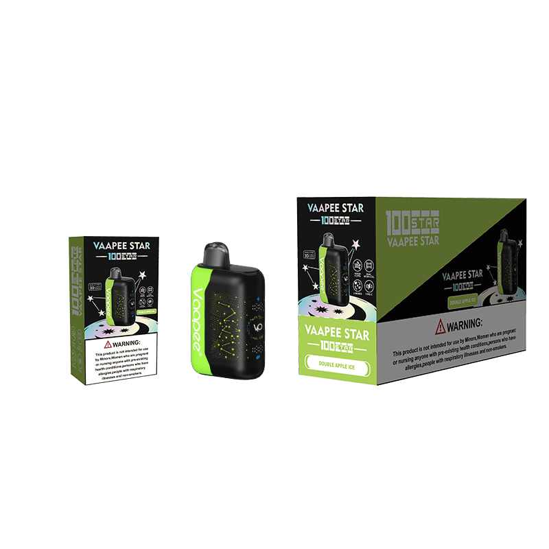 Lot de 5 cigarettes électroniques jetables Vaapee Star 100K Puff Bar Vape Pod, 10 saveurs, vente en gros.