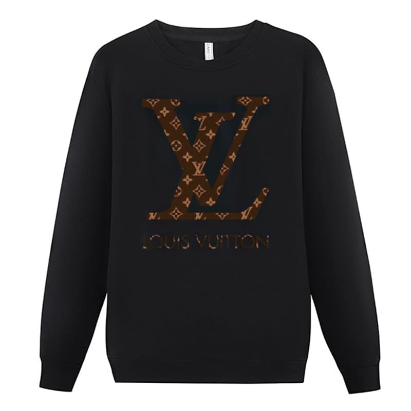 Sweat à capuche décontracté pour homme de haute qualité, style L, classique, tendance, polyvalent, avec col rond, noir