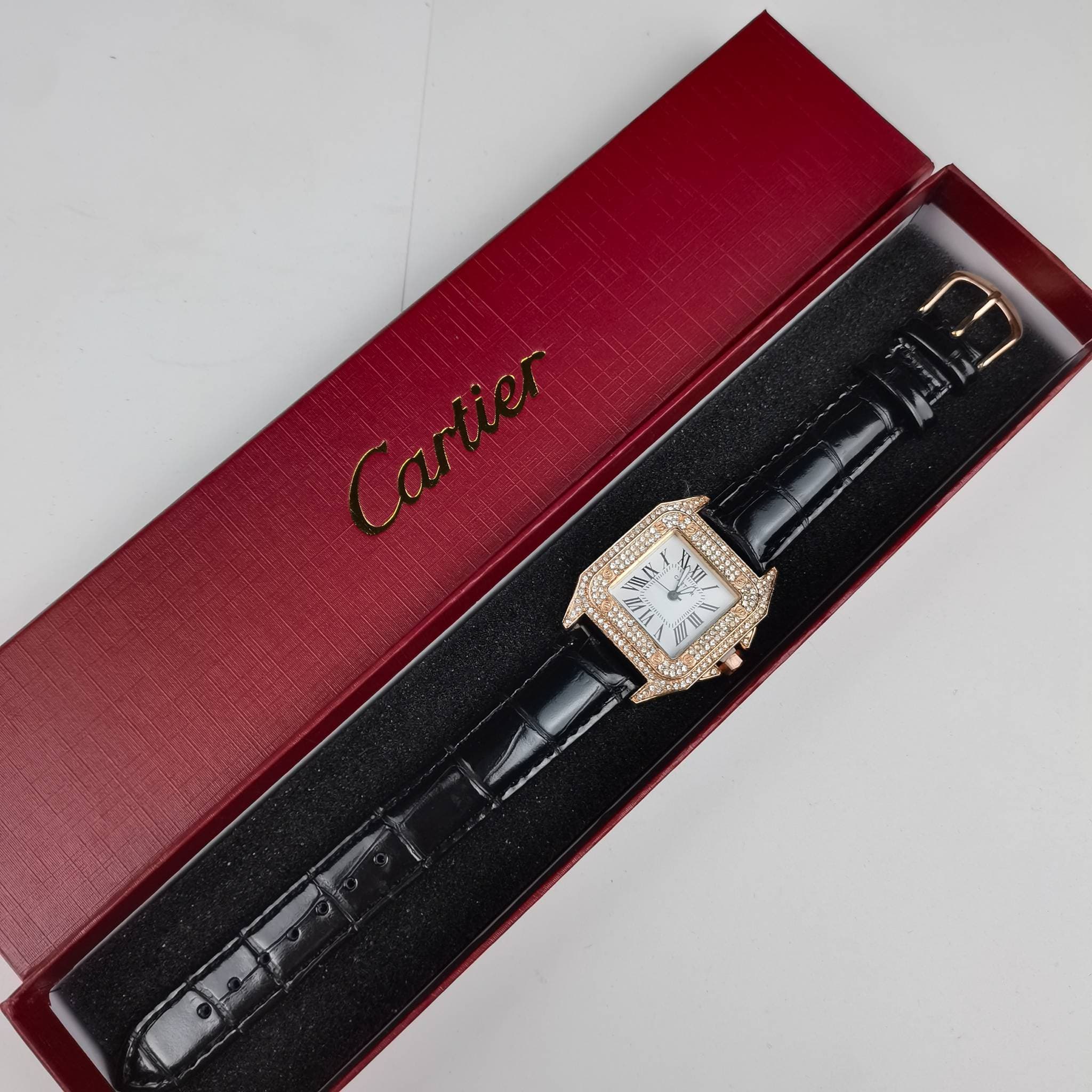 Montre à quartz tendance pour femme, cadran résistant, ceinture, décontractée, élégante et discrète