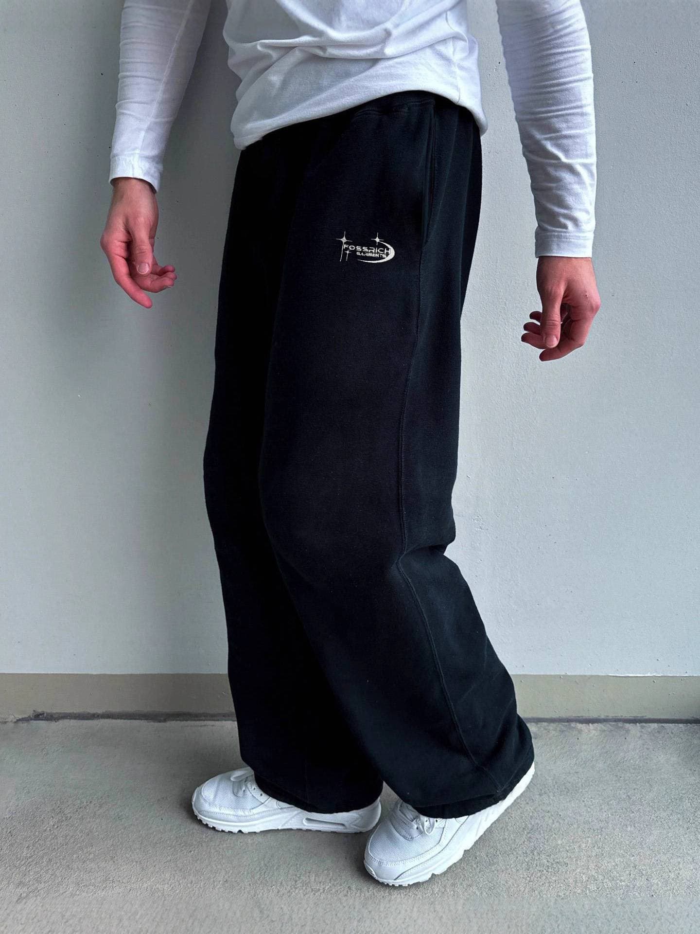 Vêtements pour hommes, pantalons décontractés, pantalons de survêtement, salopettes, pantalons de fitness amples, pantalons à taille élastique de couleur contrastée