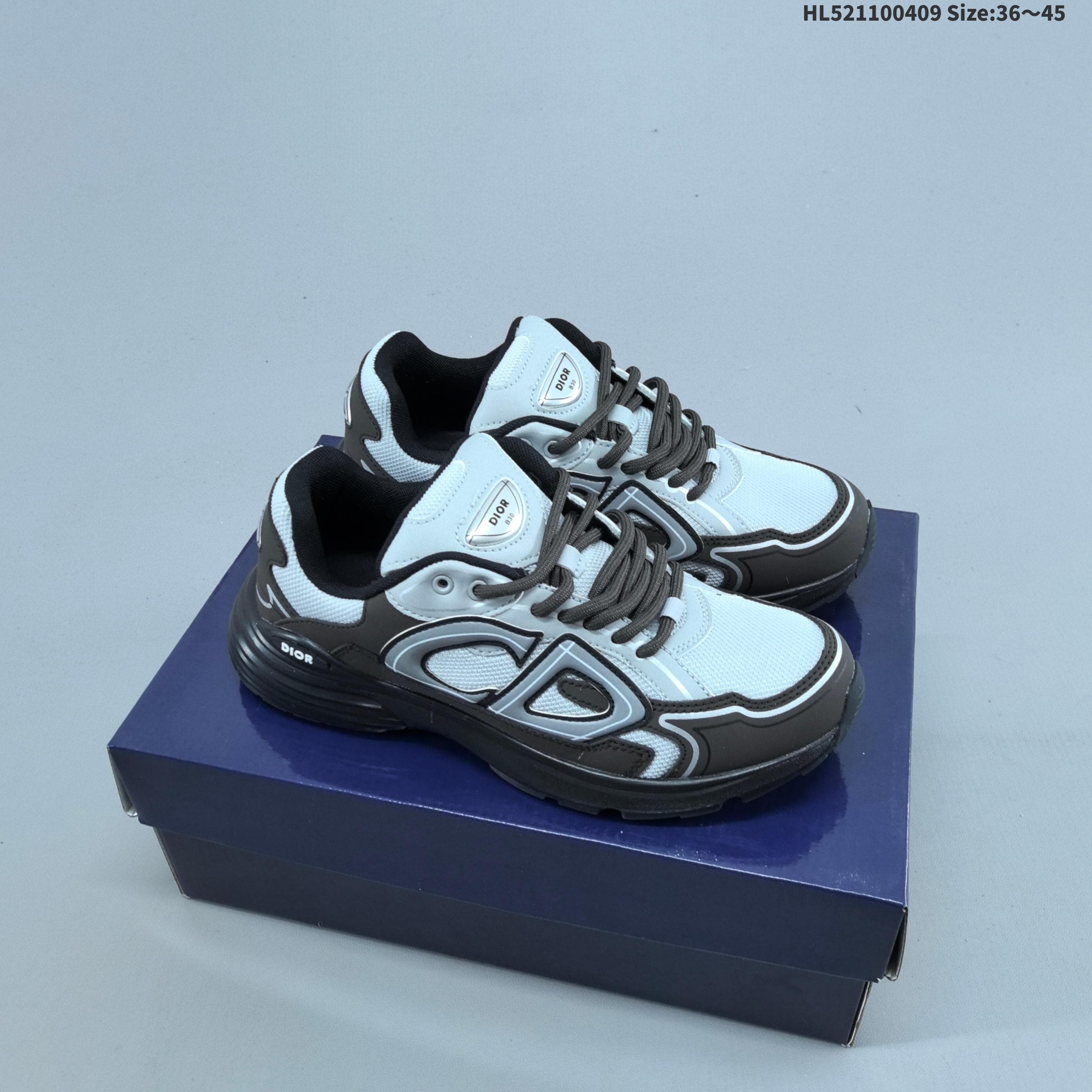 Dioor B30 Series Countdown Tech Mesh Fabric Thick Sole Up Lace Up Casual Low Cut Sports Dad Shoes!
