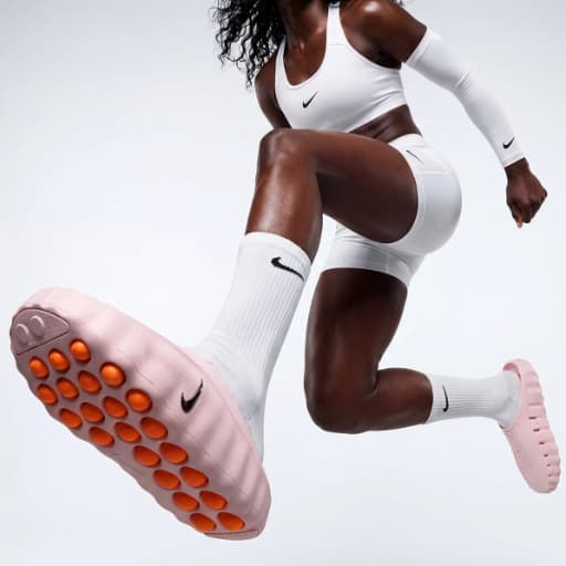 Sandales Nike Mind 001 unisexes blanches pour le sport en extérieur