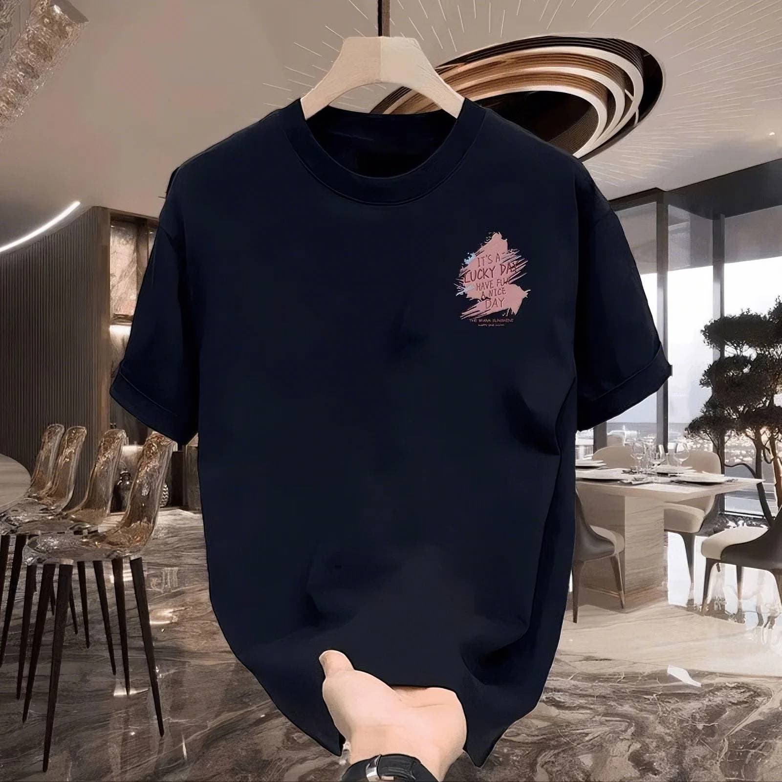 T-shirt ample à manches courtes pour hommes et femmes, pull d'été 2025, 100 % coton
