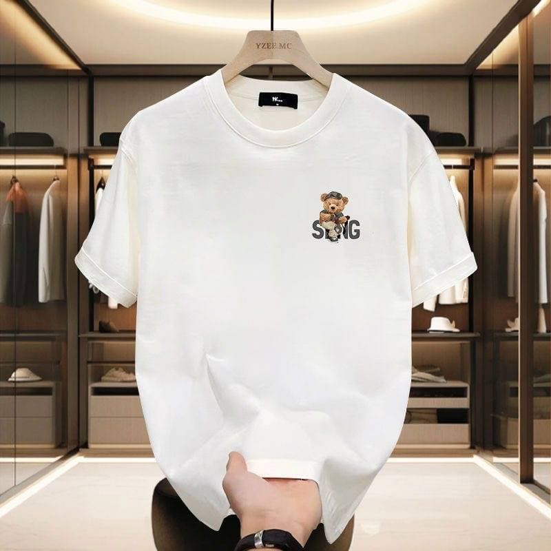 Men And Women Casual Loose Round Neck High-quality Short-sleeved T-shirt XS-2XL