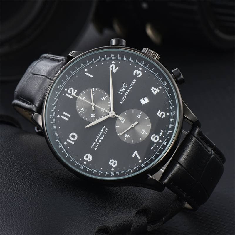【 Marque de luxe 】 Montres pour hommes simples et polyvalentes, montres à quartz d'affaires à la mode et décontractées, montres à quartz ave