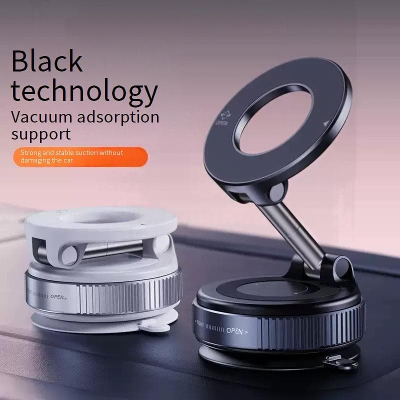 360° Rotating Car Phone Mount With Strong Vacuum Suction Cup, Universal Magnetic Phone Holder, Stable Hands-Free Navigation For Driving