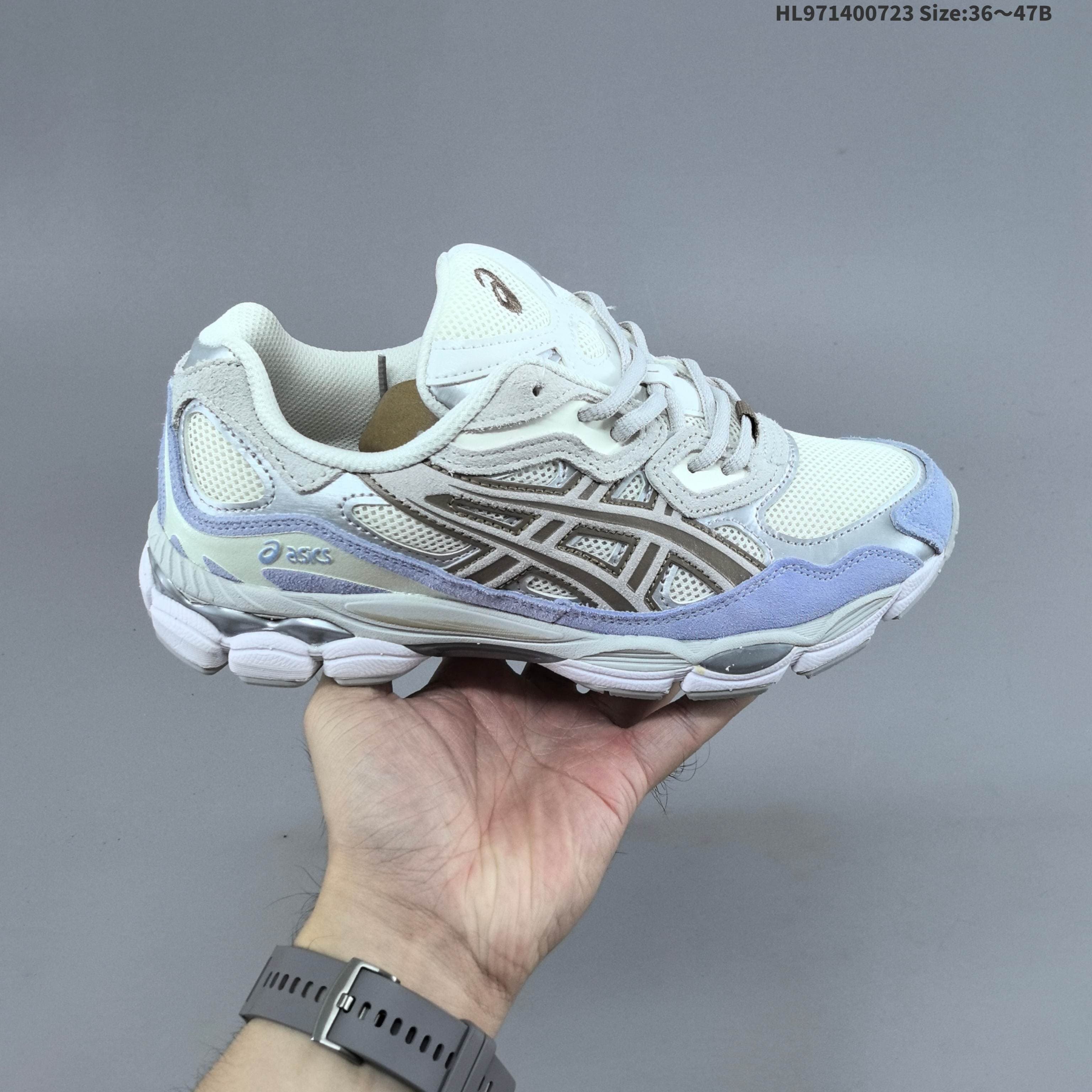 Chaussures de running Asics NYC Gels NYC Sneakers Cream Solar Power Pure Sier Outdoor Sneakers Sports Athleisure Trainers Fashion Daily Outfit