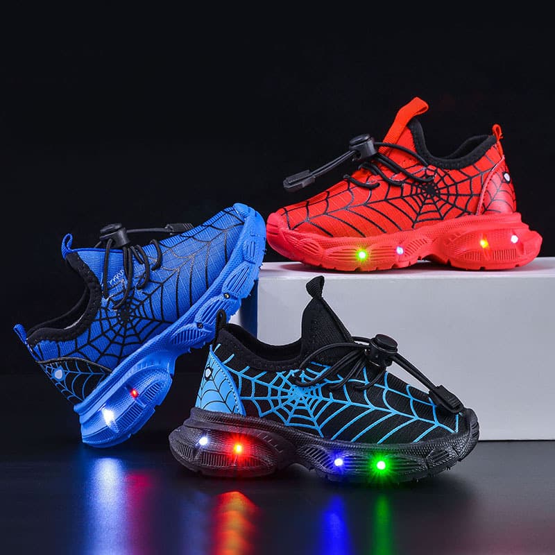 Kids' Light-Up Sneakers - Breathable LED Sports Shoes For Boys & Girls Aged 1-6, Comfortable Casual Athletic Footwear