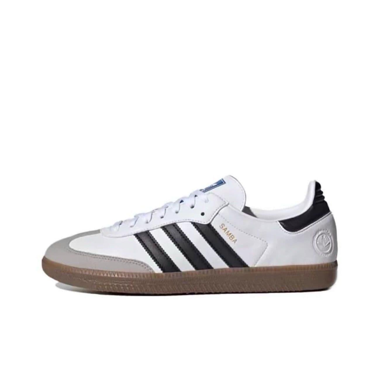 Baskets rétro Samba OG – Baskets basses classiques en cuir avec semelle en gomme, chaussures décontractées unisexes pour le streetwear et le quo